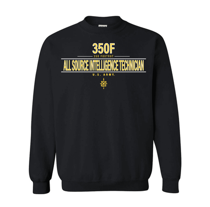 U.S. Army MOS 350f All Source Intelligence Technician Sweatshirt