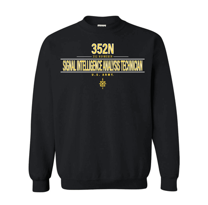 U.S. Army MOS 352n Signal Intelligence Analysis Technician Sweatshirt