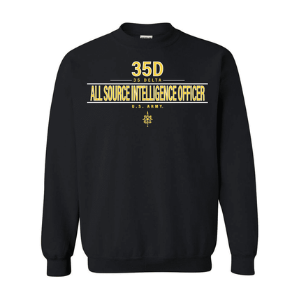 U.S. Army MOS 35d All Source Intelligence Officer Sweatshirt