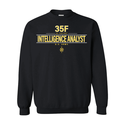 U.S. Army MOS 35f Intelligence Analyst Sweatshirt