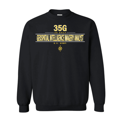 U.S. Army MOS 35g Geospatial Intelligence Imagery Analyst Sweatshirt