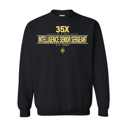 U.S. Army MOS 35x Intelligence Senior Sergeant Sweatshirt