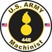 U.S. Army MOS 44E Machinist