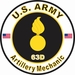 U.S. Army MOS 63D Artillery Mechanic