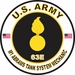U.S. Army MOS 63E M1 Abrams Tank System Mechanic Vinyl Decal