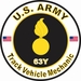 U.S. Army MOS 63Y Track Vehicle Mechanic