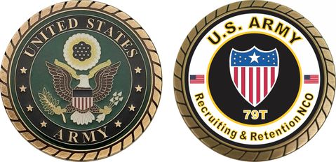 U.S. Army MOS 79T Recruiting & Retention NCO Challenge Coin