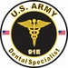 U.S. Army MOS 91E Dental Specialist