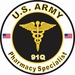 U.S. Army MOS 91Q Pharmacy Specialist