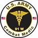 U.S. Army MOS 91W Combat Medic