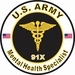 U.S. Army MOS 91X Mental Health Specialist