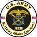 U.S. Army MOS 92M Mortuary Affairs Specialist