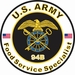 U.S. Army MOS 94B Food Service Specialist