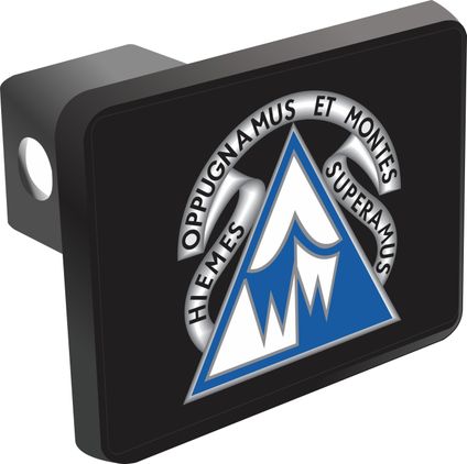 U.S. Army Nuclear Warfare Command Unit Crest Hitch Cover