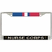 U.S. Army Nurse Corps Kosovo Veteran License Plate Frame