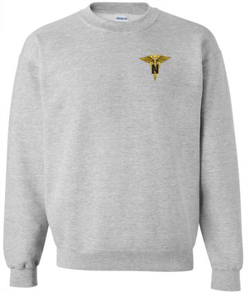 U.S. Army Nurse Corps Sport Gray Sweatshirt Large