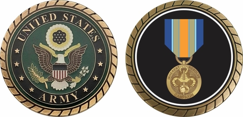 U.S. Army Operation Inherent Resolve Campaign Medal Challenge Coin