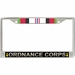 U.S. Army Ordnance Corps Afghanistan Veteran License Plate Frame