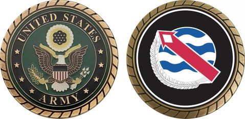 U.S. Army Pacific Command Unit Crest Challenge Coin