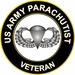 U.S. Army Parachutist Veteran Sticker Decal