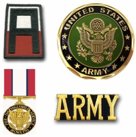 U.S. Army Pins Patches Coins Thumbnail Illustration