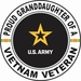U.S. Army Proud Granddaughter of a Vietnam Veteran Decal