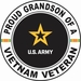 U.S. Army Proud Grandson of a Vietnam Veteran Decal