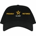 U.S. Army Proudly Retired Embroidered Cap