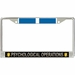 U.S. Army Psychological Operations Korea Veteran License Plate Frame