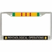 U.S. Army Psychological Operations Vietnam Veteran License Plate Frame