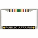 U.S. Army Public Affairs Gulf War Veteran License Plate Frame