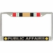 U.S. Army Public Affairs Iraq Veteran License Plate Frame