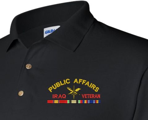 U.S. Army Public Affairs Iraq Veteran Polo