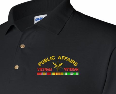 U.S. Army Public Affairs Vietnam Veteran Polo