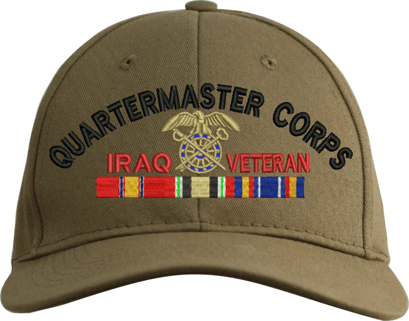 U.S. Army Quartermaster Corps Iraq Veteran Embroidered Cap