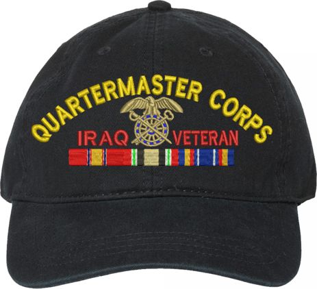 U.S. Army Quartermaster Corps Iraq Veteran Unstructured Dad Cap