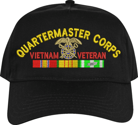 U.S. Army Quartermaster Corps Vietnam Veteran Embroidered Cap