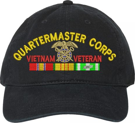 U.S. Army Quartermaster Corps Vietnam Veteran Unstructured Dad Cap