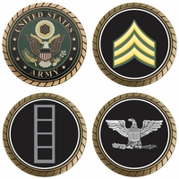 U.S. Army Rank Challenge Coins Thumbnail Illustration