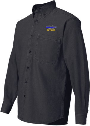 U.S. Army Retired (CIB) Denim Shirt