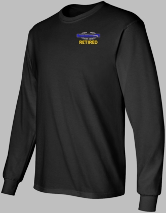 U.S. Army Retired (CIB) Long Sleeve T-Shirt