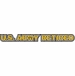 U.S. Army Retired Yellow Window Strip Decal