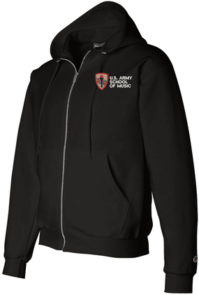 U.S. Army School of Music Fully Zippered-Hoodie