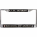 U.S. Army School of Music License Plate Frame
