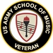 U.S. Army School of Music Round Decal