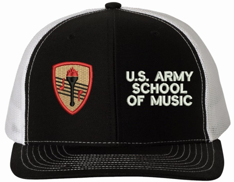 U.S. Army School of Music USA Two-Tone Mesh-Back Cap