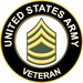 U.S. Army Sergeant First Class Veteran Sticker Decal