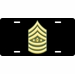 U.S. Army Sergeant Major License Plate