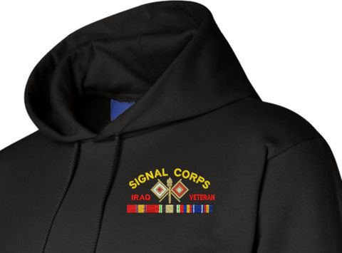 U.S. Army Signal Corps Iraq Veteran Hoodie