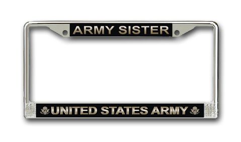 U.S. Army 'Sister' License Plate Frame
